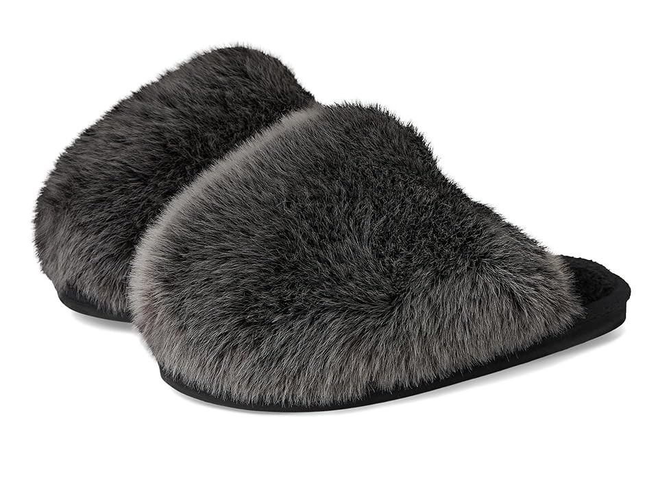 Steve Madden Poof Women's Slippers Grey : 6 M, Faux Fur | Zappos