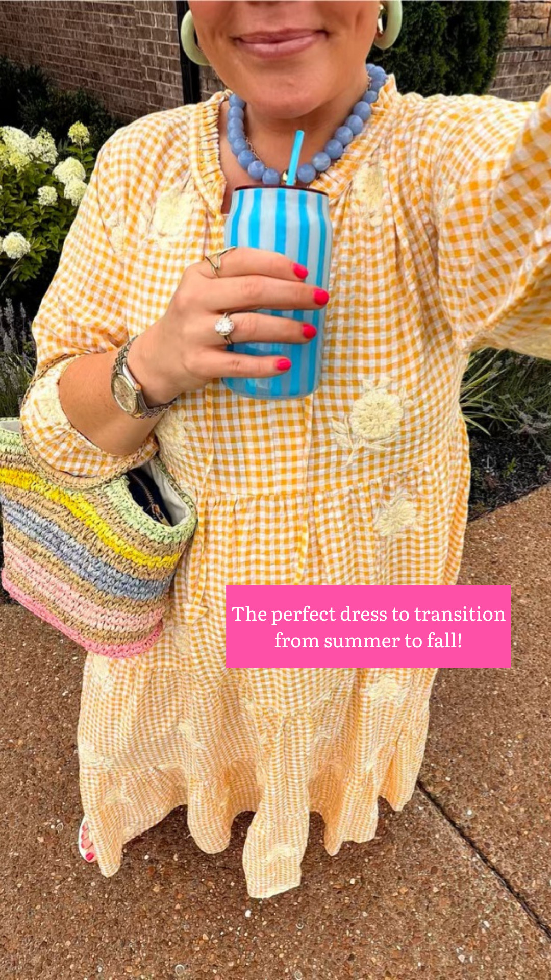 The perfect transition dress from summer to fall! 

 #LTKgrwm #LTKootd #LTKSeasonal