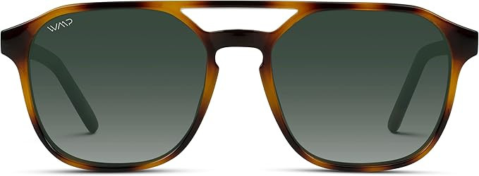 WMP Eyewear - Classic Unisex Polarized Sunglasses - UV400 Protection Square Frame | Amazon (US)