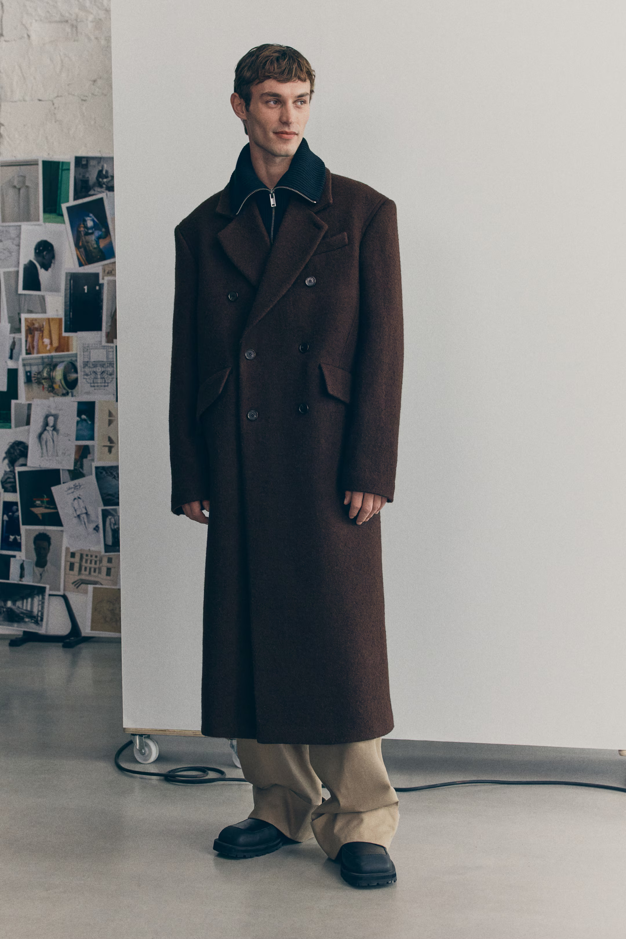 Double-Breasted Wool Coat | H&M (US + CA)