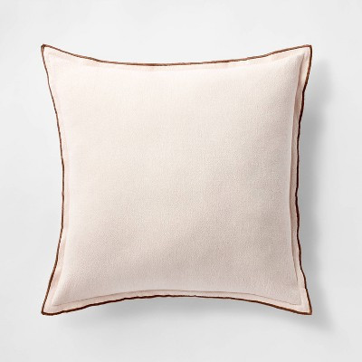 Oversized Linen Square Throw Pillow Pink - Threshold™ designed with Studio McGee | Target
