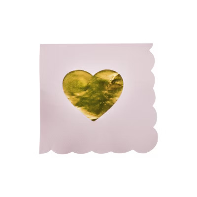 30ct Beverage Napkin Pink/Gold - Spritz™ | Target