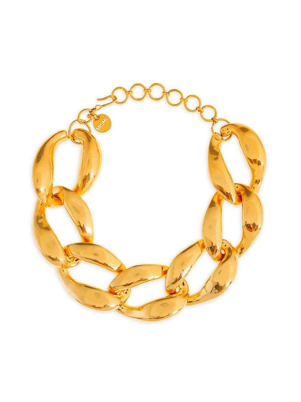Statement Essentials Chunky Chain 22K Gold-Plated Necklace | Saks Fifth Avenue