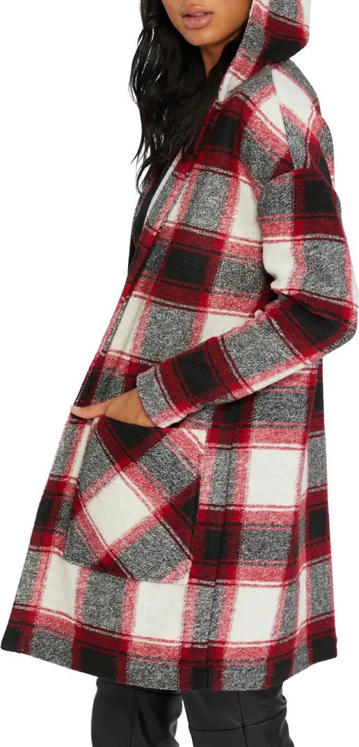 Sanctuary Plaid Hooded Blanket Coat | Nordstrom | Nordstrom