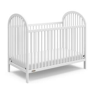 Olivia White 3-in-1 Convertible Crib | The Home Depot