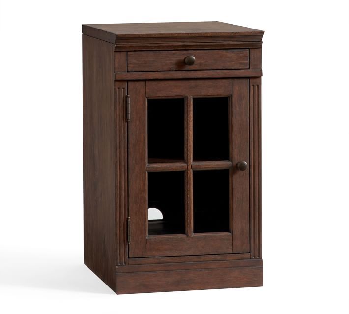 Livingston 17.5" Glass Door Cabinet | Pottery Barn (US)