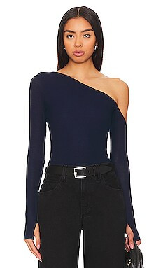 Michael Lauren Magdaleno Asymmetrical Tee in Astral Navy from Revolve.com | Revolve Clothing (Global)