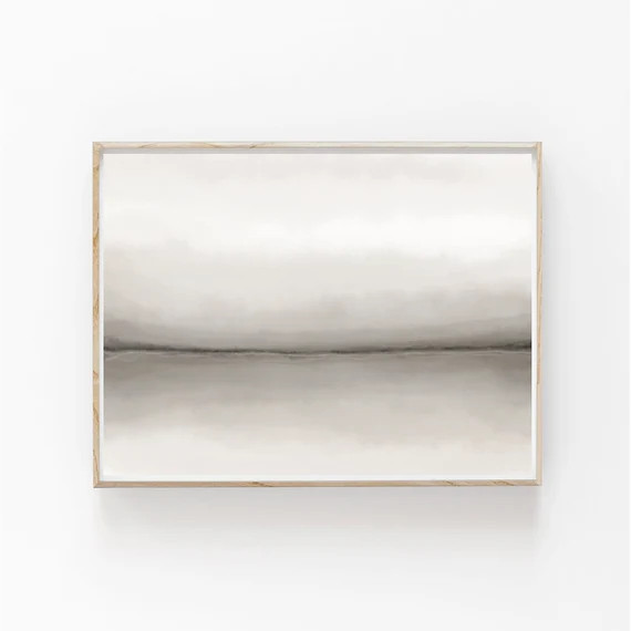 Abstract Water Color, Printable Art, Abstract Landscape, Minimal Art, Modern Wall Hangings, Digit... | Etsy (US)