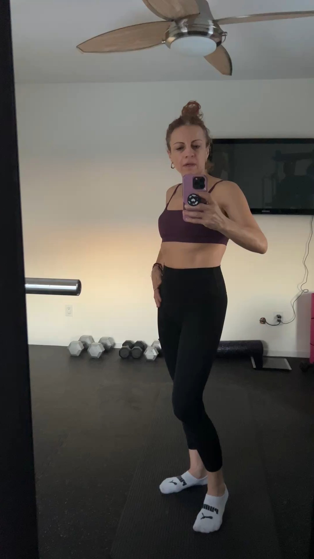 Hot Pilates ootd purple sports bra size medium and ribbed lulu lemon leggings  

#LTKfitnessgoals #LTKmorningroutine #LTKootd