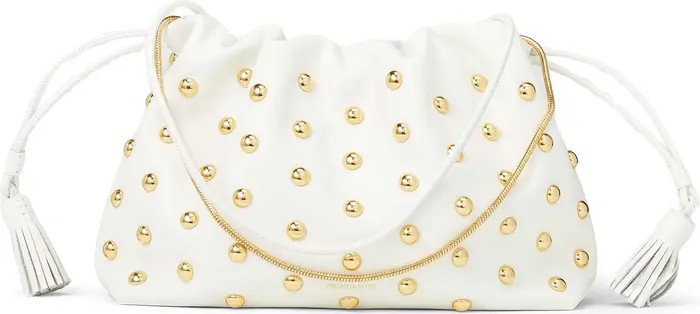 Small Stash Studded Leather Drawstring Clutch | Nordstrom Rack