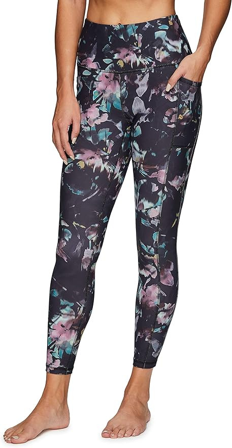 RBX Active Women’s Ankle Full Length Printed Athletic Running Workout Yoga Leggings | Amazon (US)