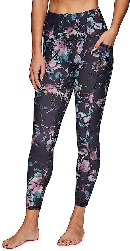 RBX Active Women’s Ankle Full Length Printed Athletic Running Workout Yoga Leggings | Amazon (US)