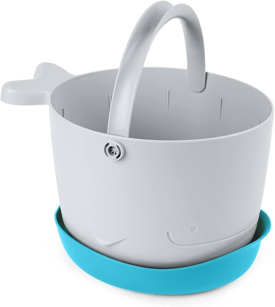 Skip Hop Bath Toy Storage, Moby Stowaway Bucket, Grey | Amazon (US)