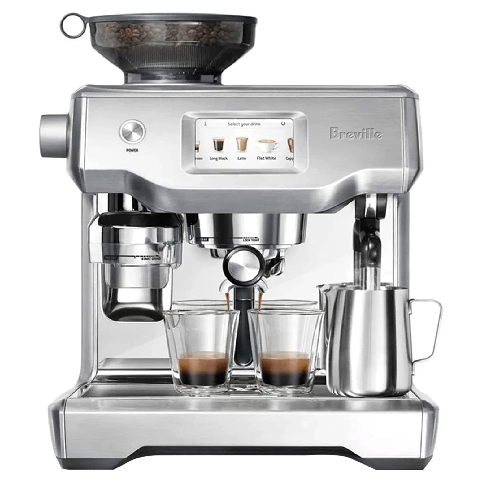 Breville Oracle Touch Espresso Machine, Brushed Stainless Steel, BES990BSS - Walmart.com | Walmart (US)