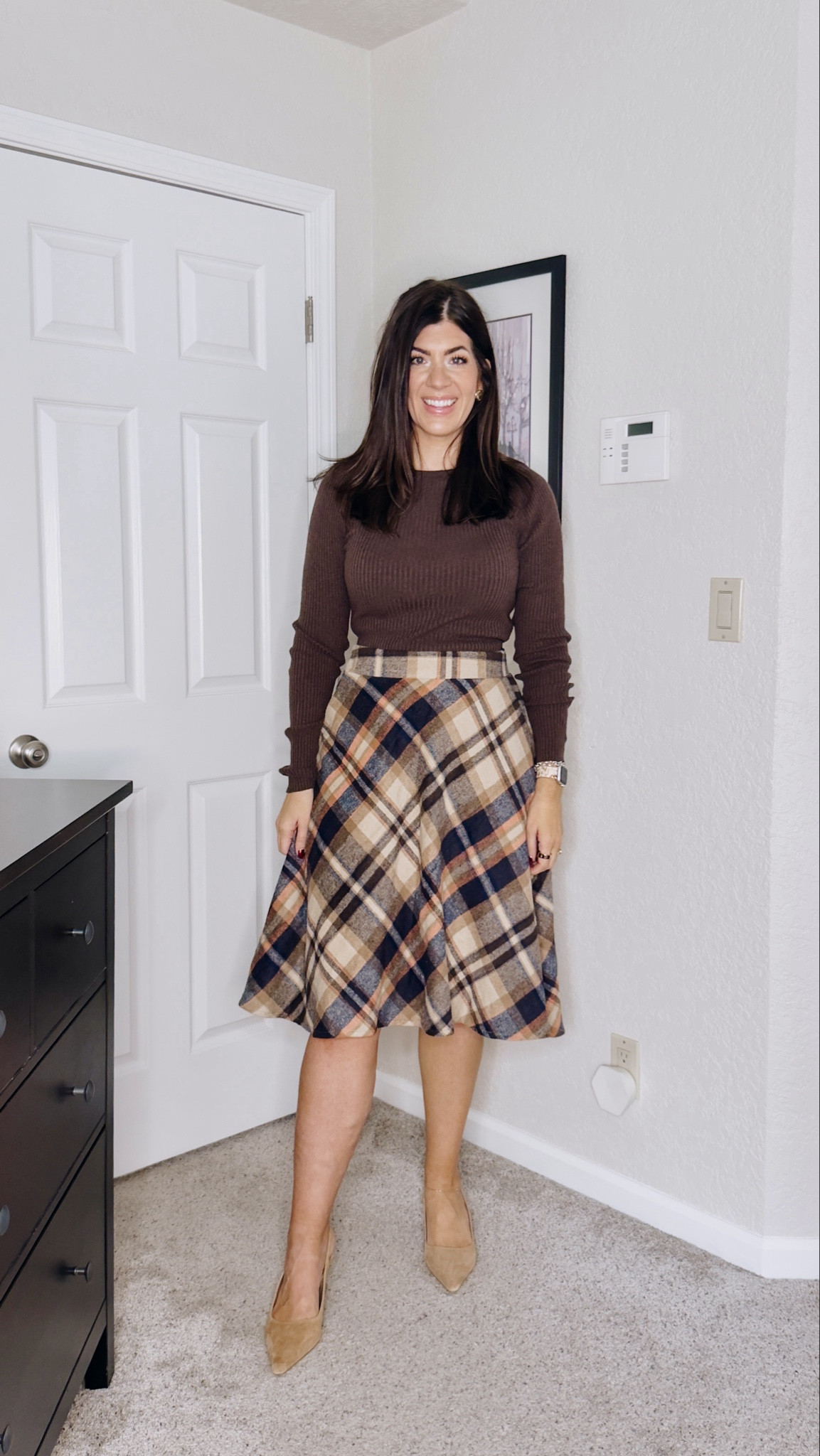 Workwear under $50
In a medium tall knit
Medium plaid skirt


#LTKWorkwear #LTKMidsize #LTKFindsUnder50