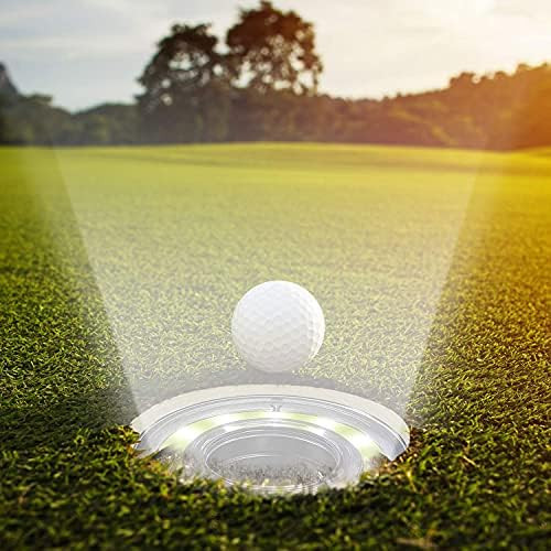 Retisee Golf Hole Lights Glow Golf Hole Led Glowing Golf Hole Lights Golf Hole Putting Green Flags A | Amazon (US)