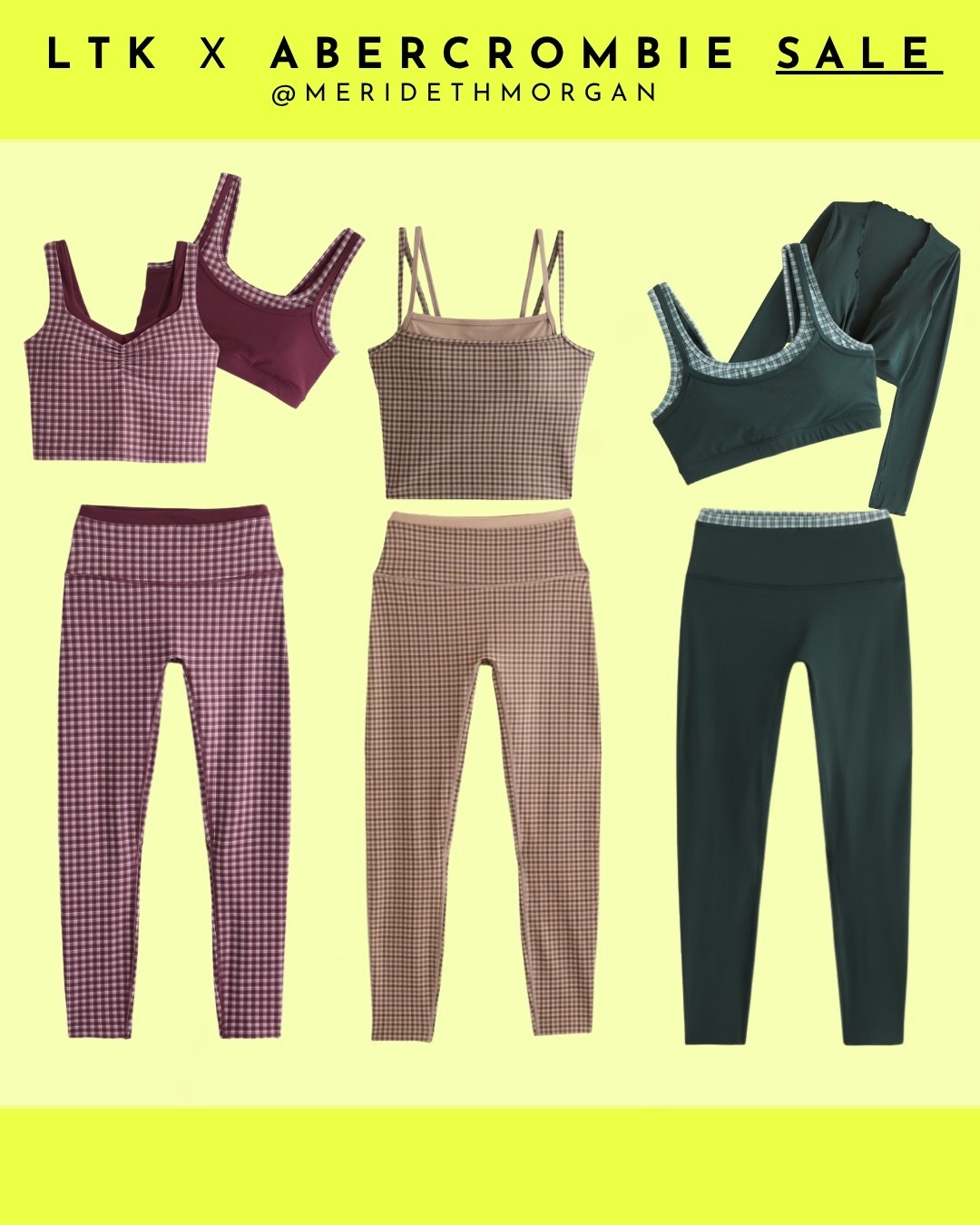 @ltk x @abercrombie SALE!! 

LOVEEE these workout sets !!! 🤍