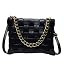 YP Women Large Crossbody Bag Woven Envelope Purses Pu Leather Shoulder Handbags with Chain Strap | Amazon (US)
