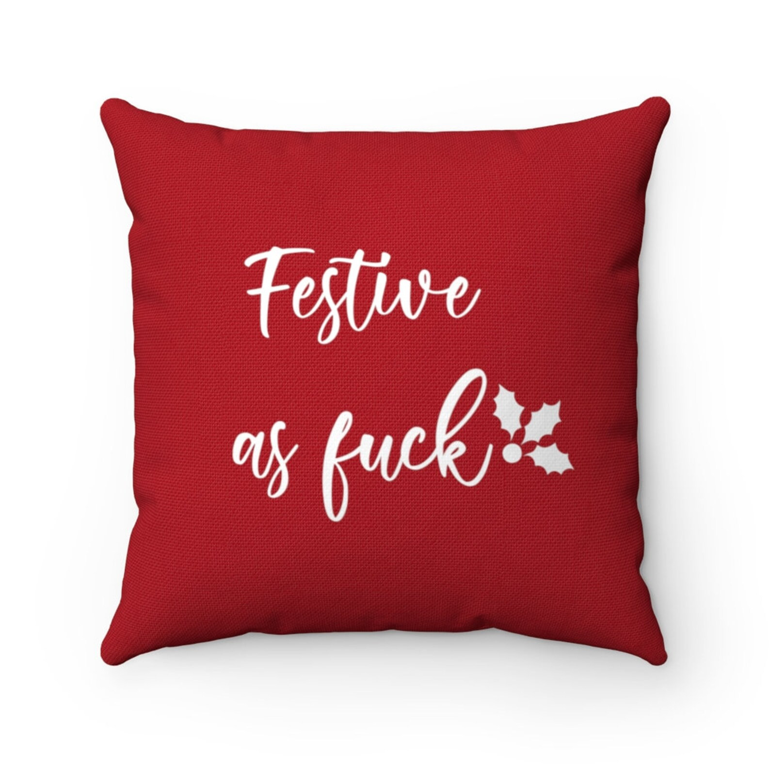 Funny Christmas Pillow  Funny Christmas Decor  Festive Throw | Etsy | Etsy (US)