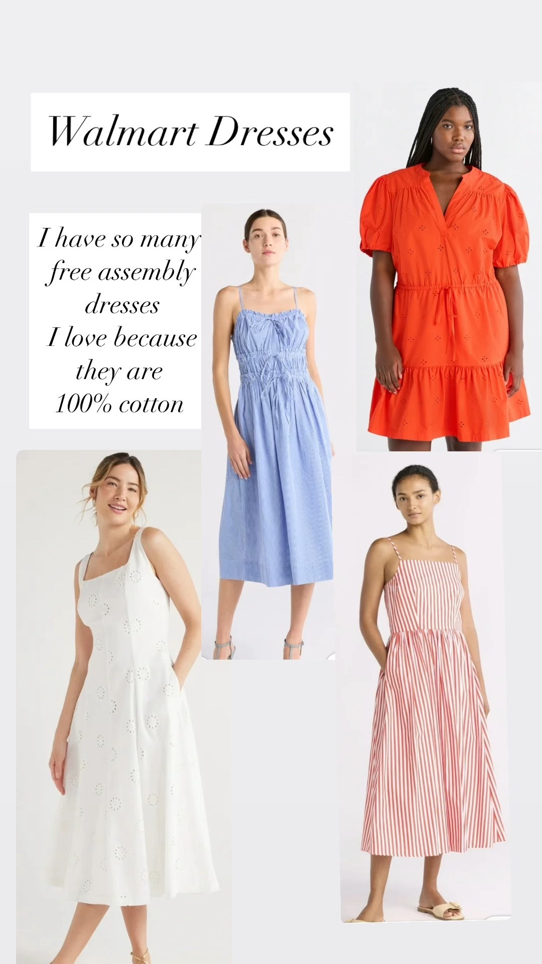 I have so many
 free assembly
 dresses
 I love because 
they are 
100% cotton 

#LTKSeasonal #LTKFindsUnder50 #LTKStyleTip