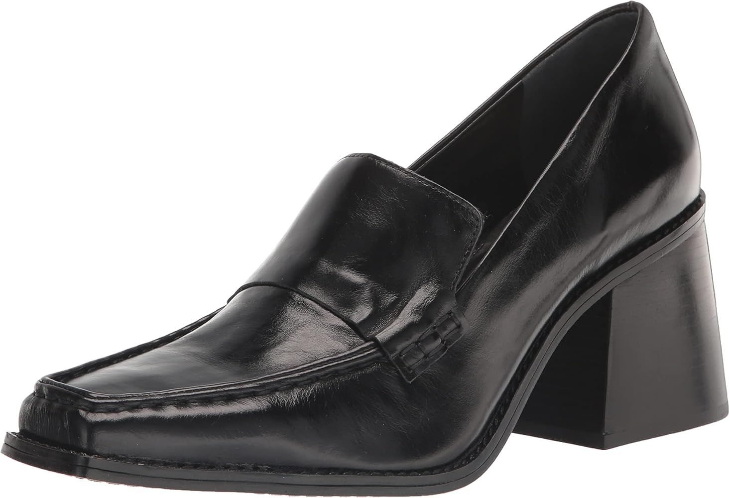 Vince Camuto Women's Footwear Segellis Stacked Heel Loafer Clog | Amazon (US)