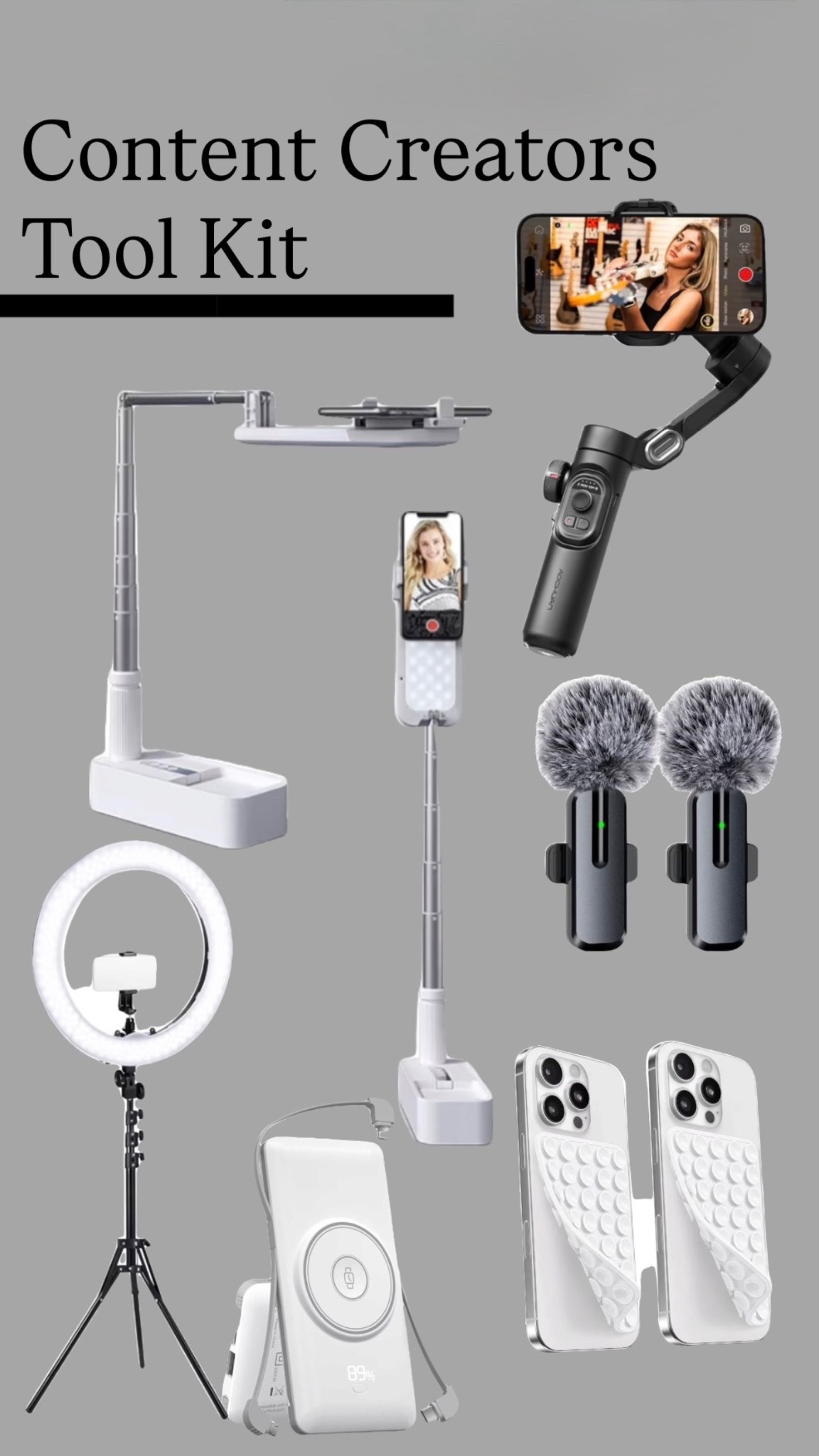 If I were just starting out as a content creator, I’d buy these things asap. 

Ring light / cell phone and camera accessories. 

#LTKvlog #LTKWorkwear #LTKTravel