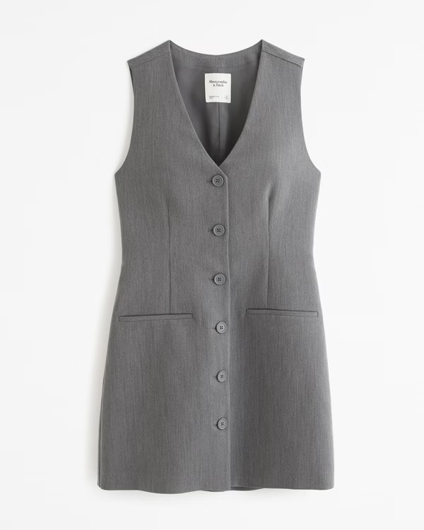 Vest Mini Dress | Abercrombie & Fitch (US)