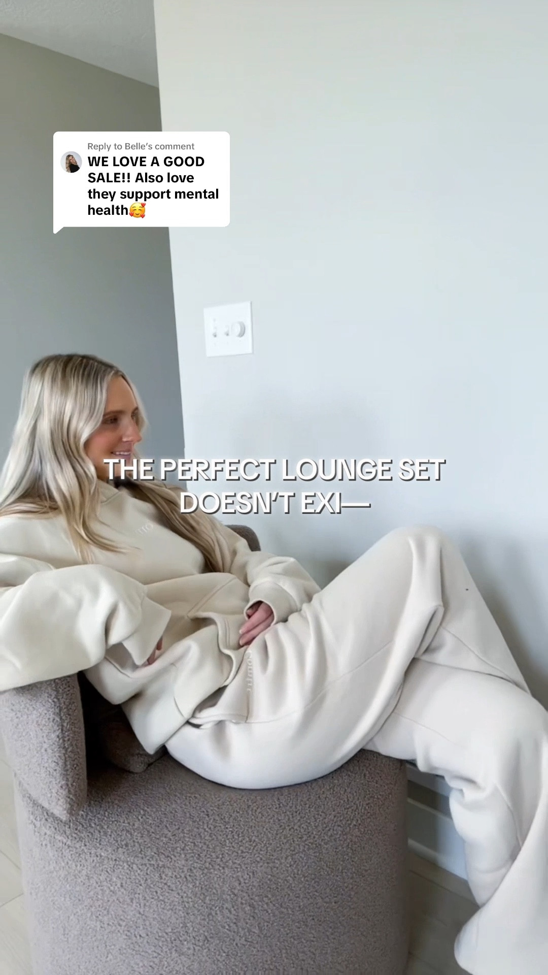 I found the PERFECT lounge set and it’s on sale #comfrt #loungeset #neutralset #ltksale