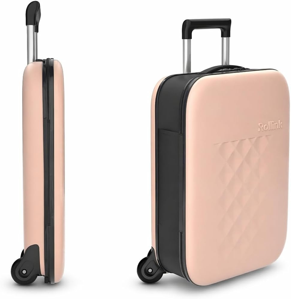 ROLLINK Foldable Flex Vega Air 21" Carry-On Luggage – Ultra Slim Space-Saving Design Suitcase, ... | Amazon (US)