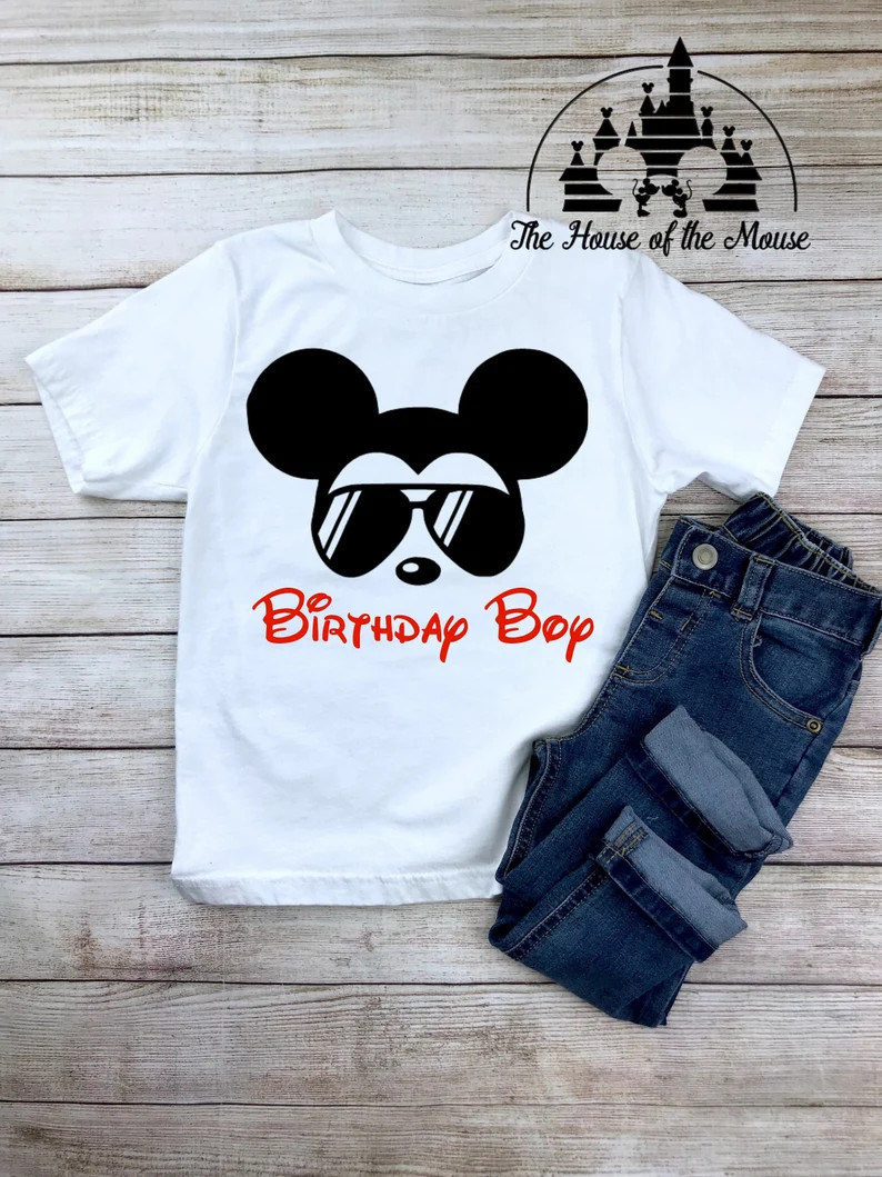 Birthday Boy and Birthday Squad Mickey Minnie Family Group | Etsy | Etsy (US)