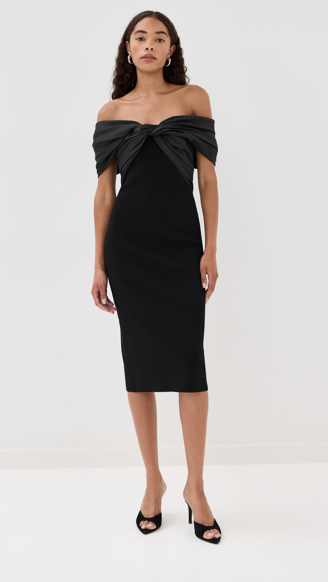 Mia Off Shoulder Midi Dress | Shopbop