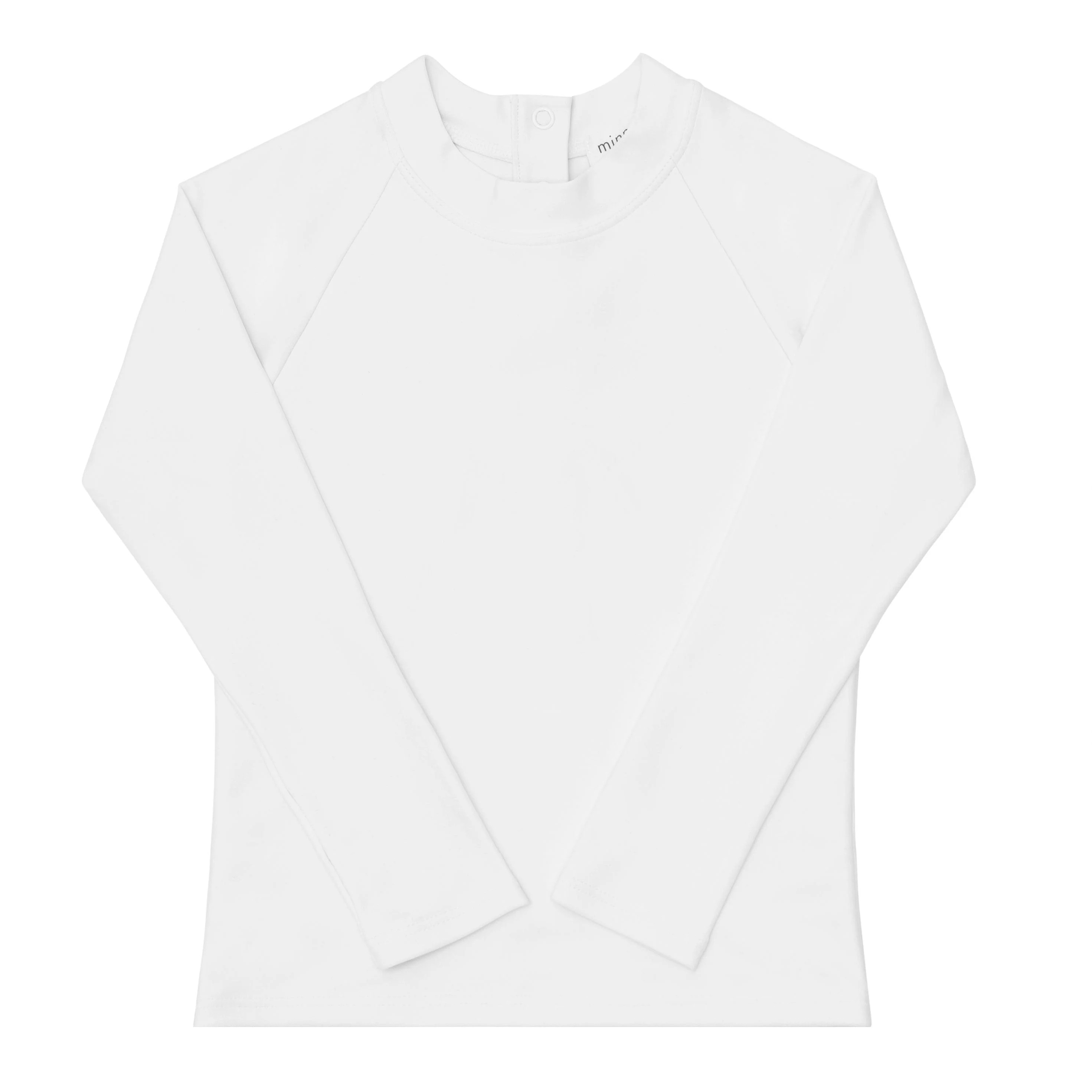 unisex crane white rashguard | minnow swim | Minnow
