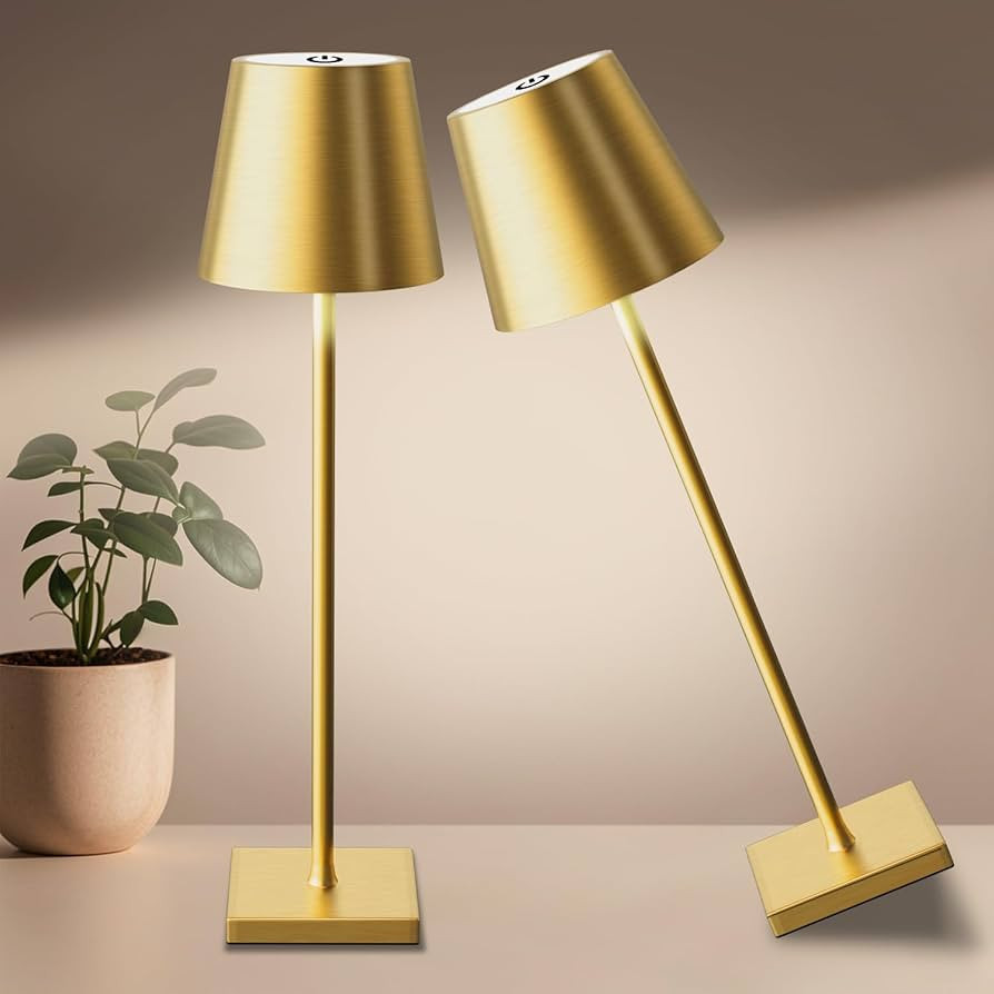 Vexinat Set of 2 Cordless Table Lamps, LED Rechargeable Battery Operated Desk Lamps with 3-Color ... | Amazon (CA)
