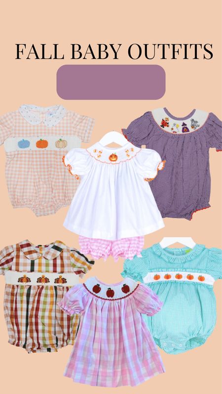 How cute are these Fall baby clothes!? 

P.S. I have a code for 10% off full priced items at Smocked Auctions: TIFFANY10 

Baby bubbles
Smocked baby clothes
Baby boy
Baby girl 
Fall fashion baby

#LTKSeasonal #LTKfamily #LTKbaby