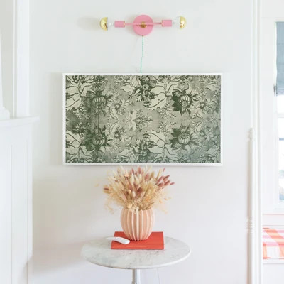 Folk Flowers Tapestry for Frame TV | Lindsay Letters, LLC