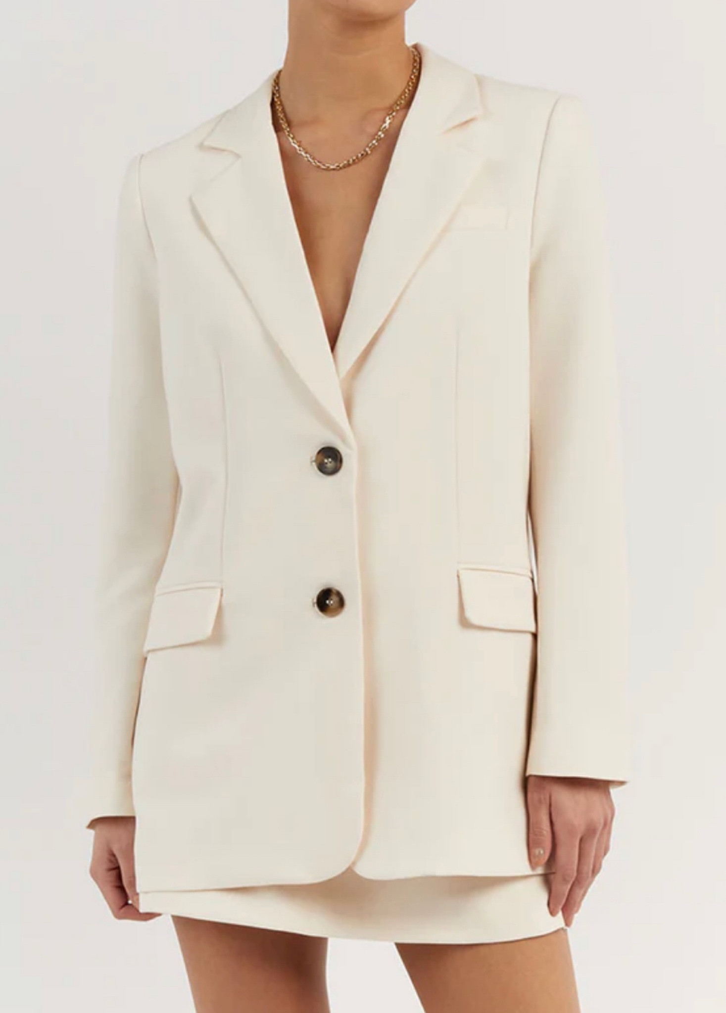 Cream blazer 