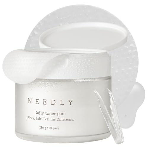 Needly | Exfoliating Facial Pads with BHA & PHA | Daily Toner Pad | for Pore Tightening | Amazon (US)