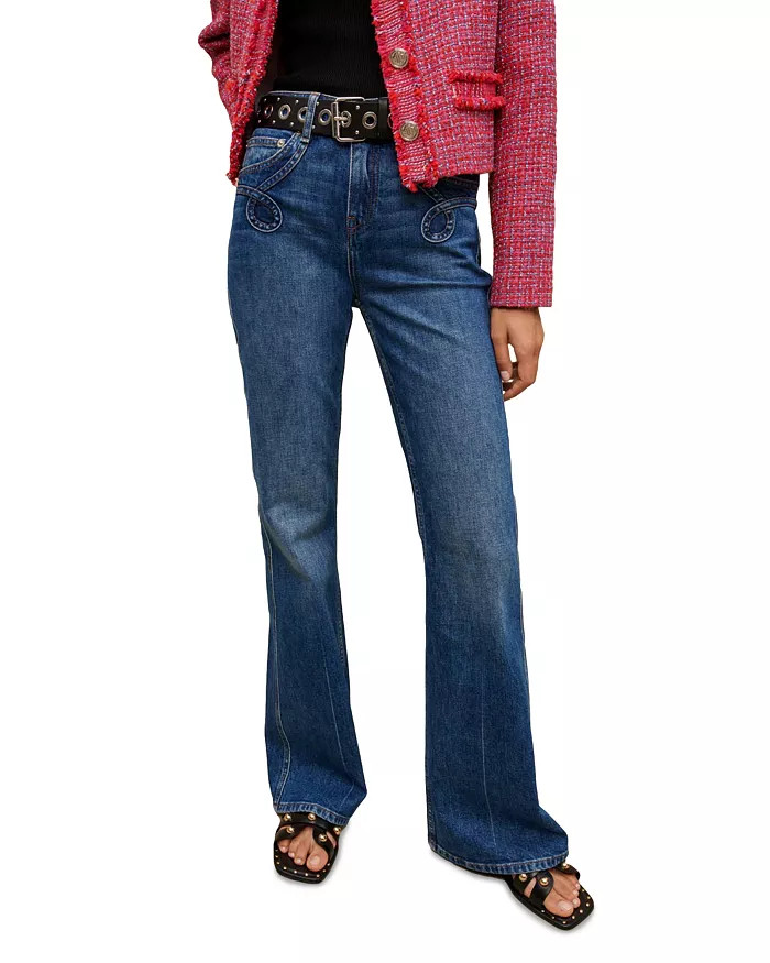 Prany Flared Leg Jeans in Blue | Bloomingdale's (US)