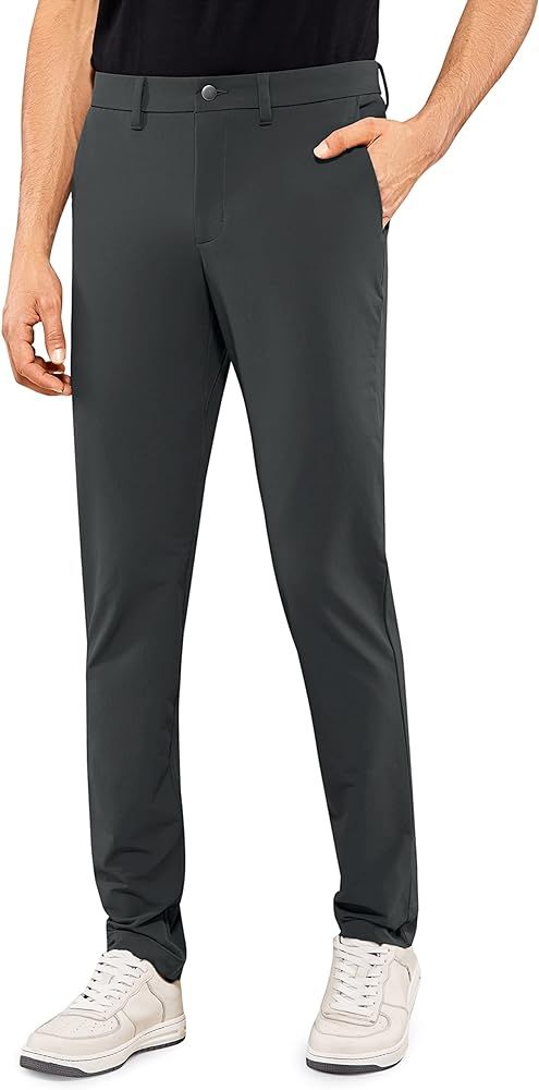 Amazon.com: CRZ YOGA Men's Stretch Golf Pants - 33'' Slim Fit Stretch Waterproof Outdoor Thick Golf  | Amazon (US)