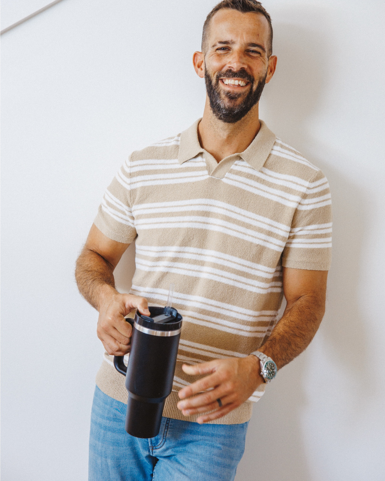 There’s just something about stripes in the fall. They feel classic without trying too hard—like the crisp air, the coffee runs, the easy weekends you look forward to all year. He throws this on with jeans, and suddenly his everyday look feels a little sharper, a little more timeless. The best part? He’s comfortable, and you get the credit for making it happen.

#LTKOver40 #LTKStyleTip #LTKMens