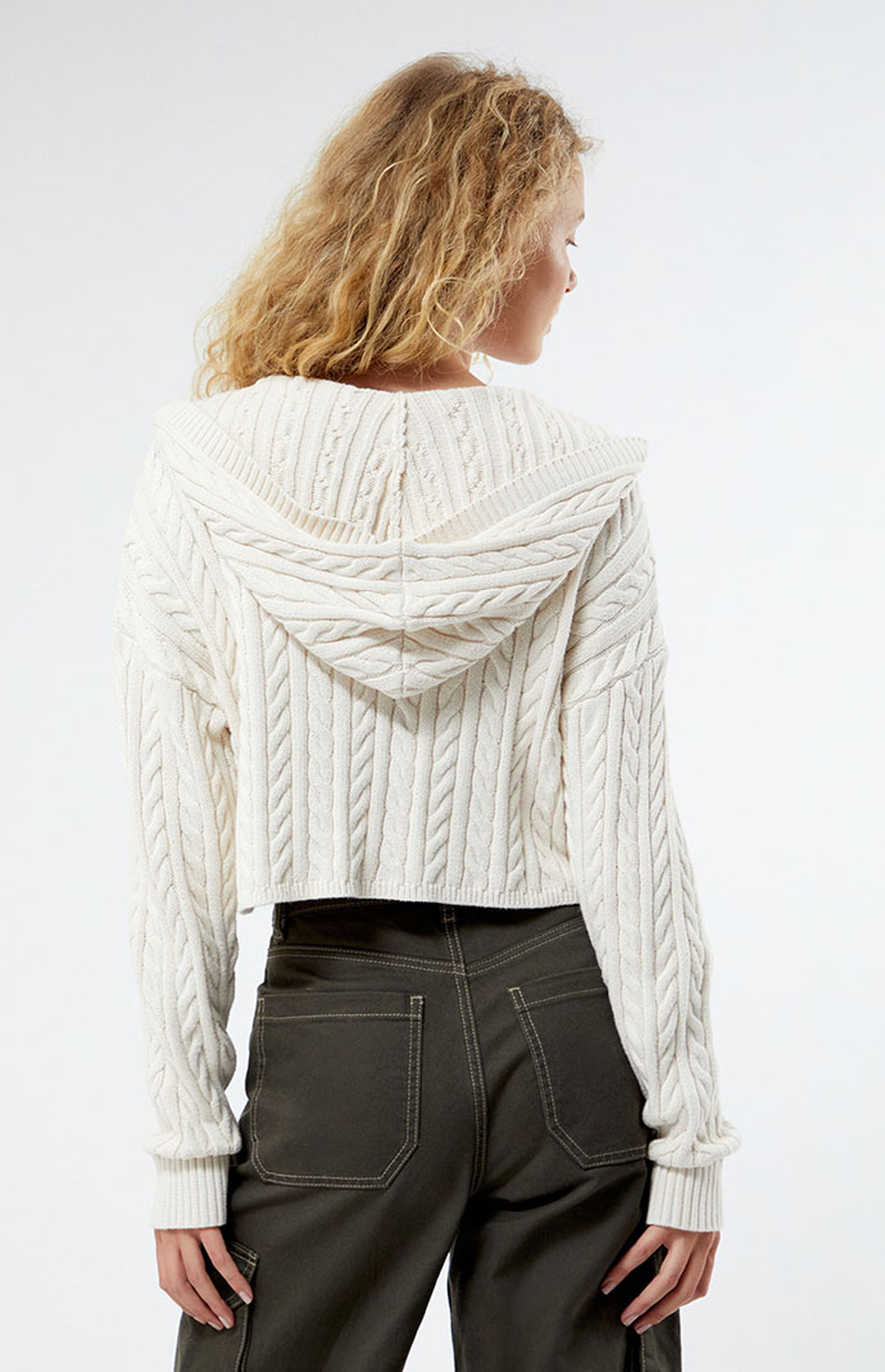 LA Hearts Mini Cable Stitch Hoodie | PacSun | PacSun