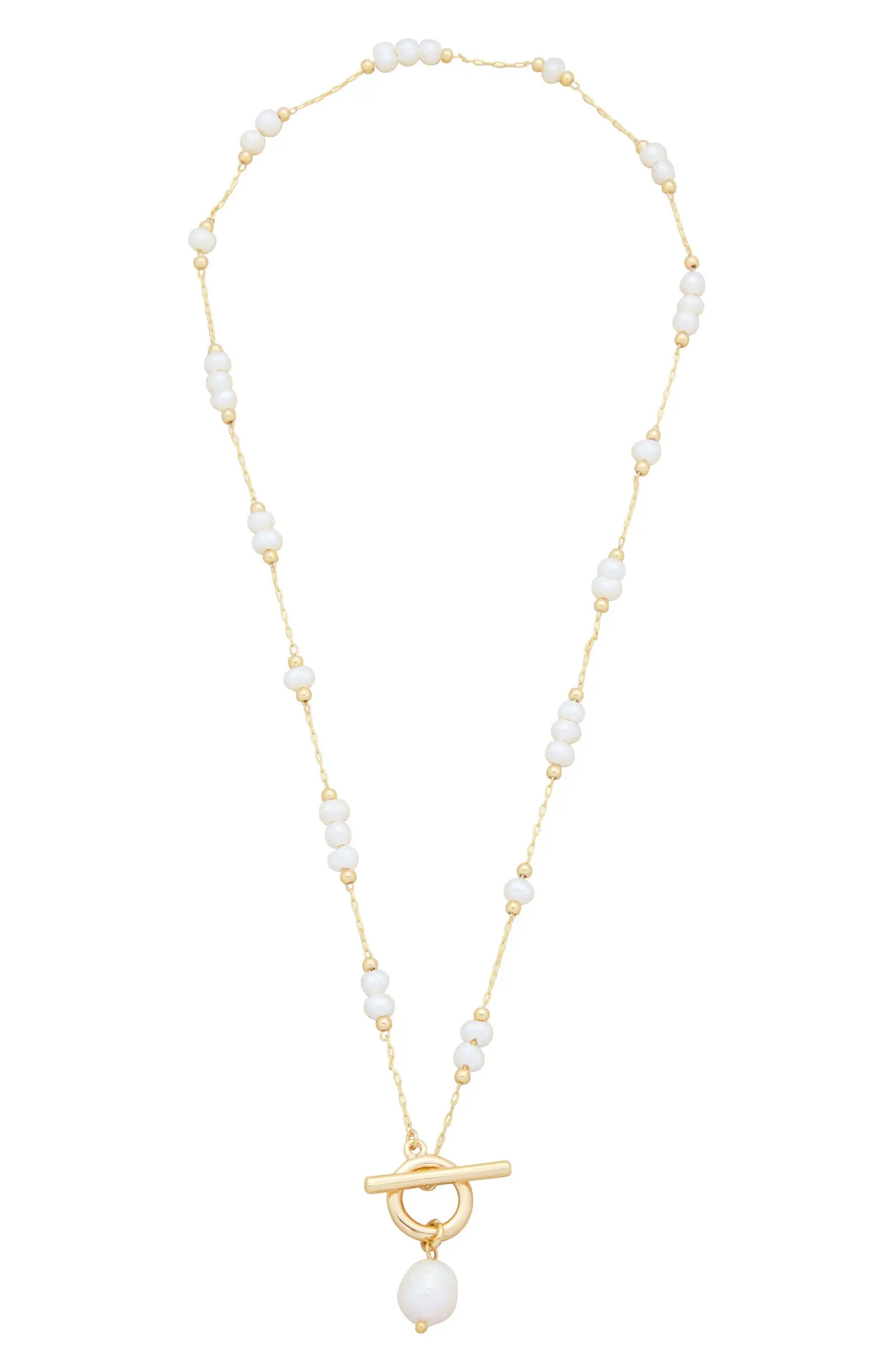 Freshwater Pearl Toggle Necklace | Nordstrom