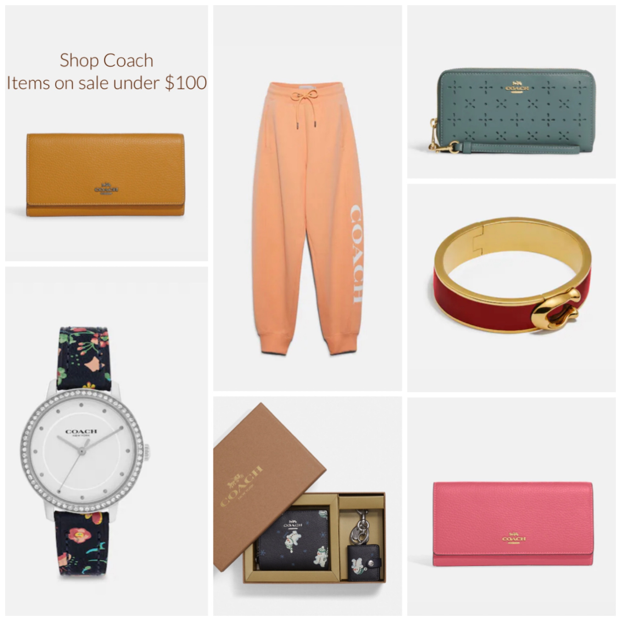 #designerwallets #coachbrand #brandedwallets #womenswatch #bangle #womenscuff #womensweats #designersweats

#LTKunder100 #LTKGiftGuide #LTKitbag