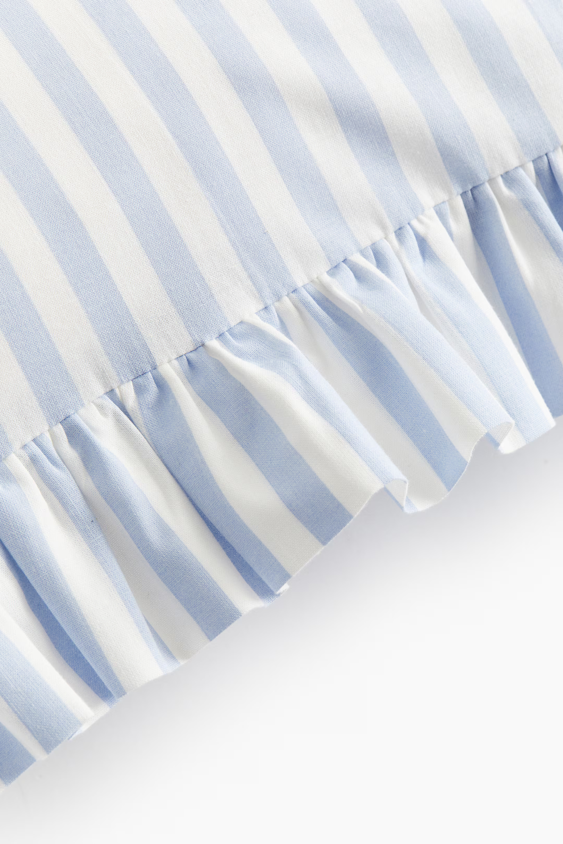 Ruffle-Trimmed Cotton Pillowcase | H&M (US + CA)