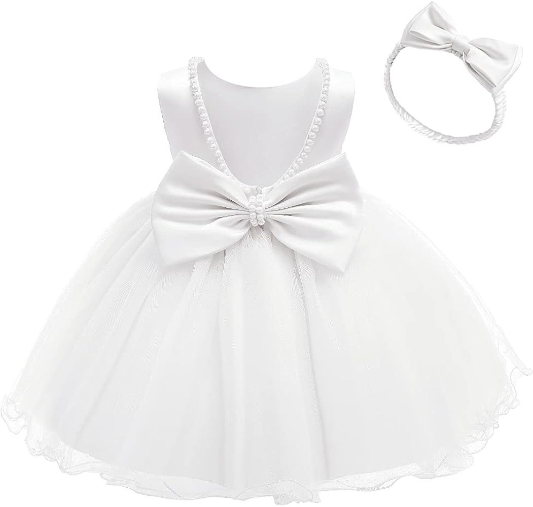 Tulle Party Flower Girl Dress Flower Princess Wedding Dress for Toddler and Baby Girl | Amazon (US)