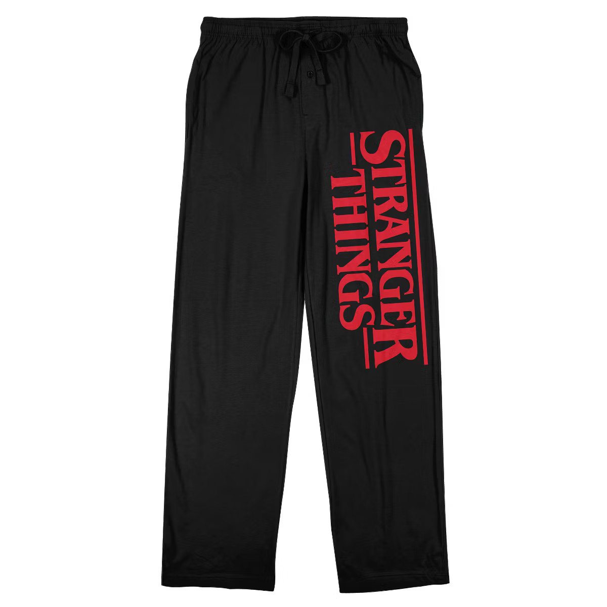 Stranger Things Logo Adult Black Sleep Pajama Pants | Target