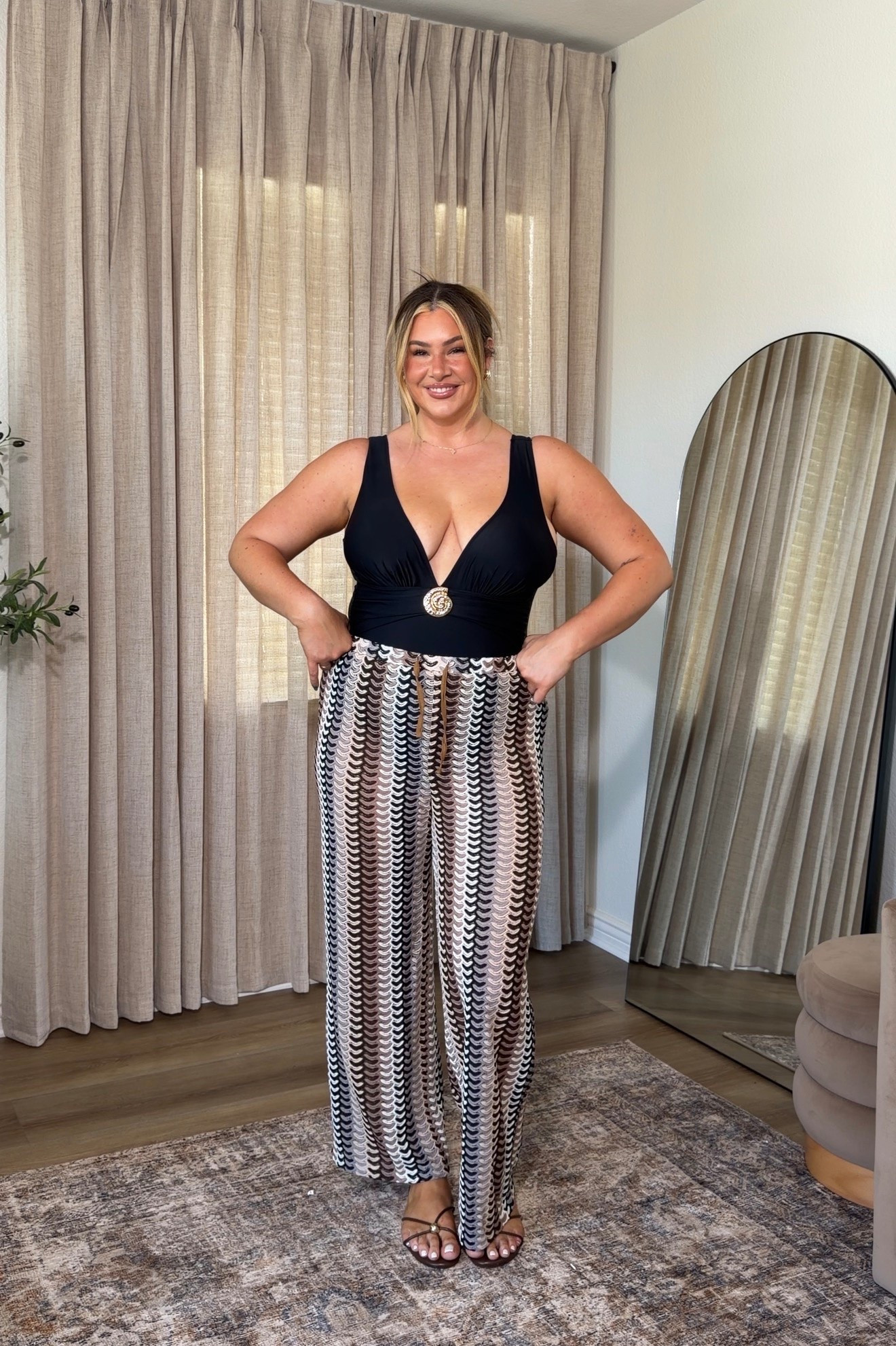 summer outfit inspo ☀️ wearing an xl in both!!

#LTKootd #LTKSwim #LTKSeasonal