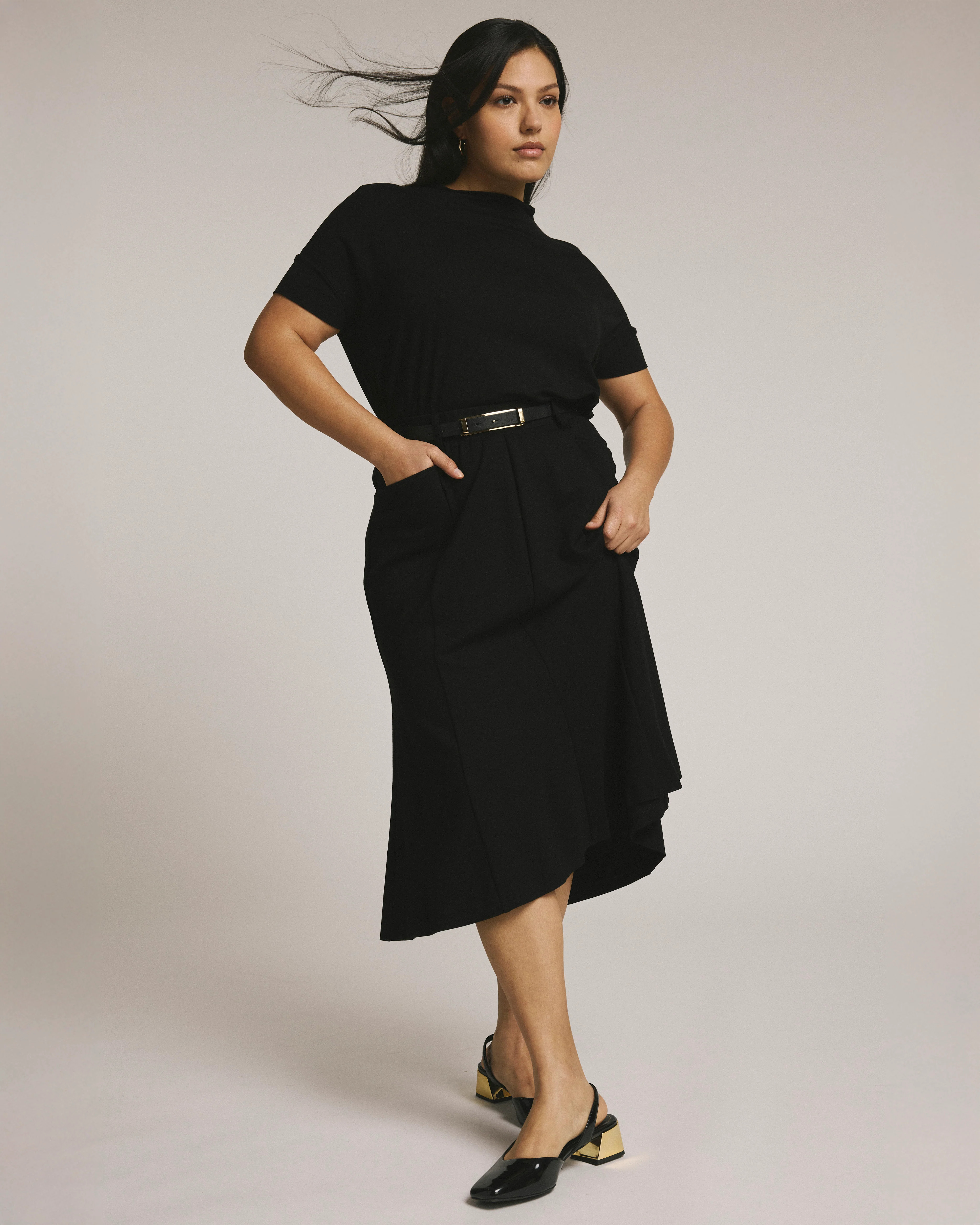 Carla Ponte Skirt - Black | Universal Standard