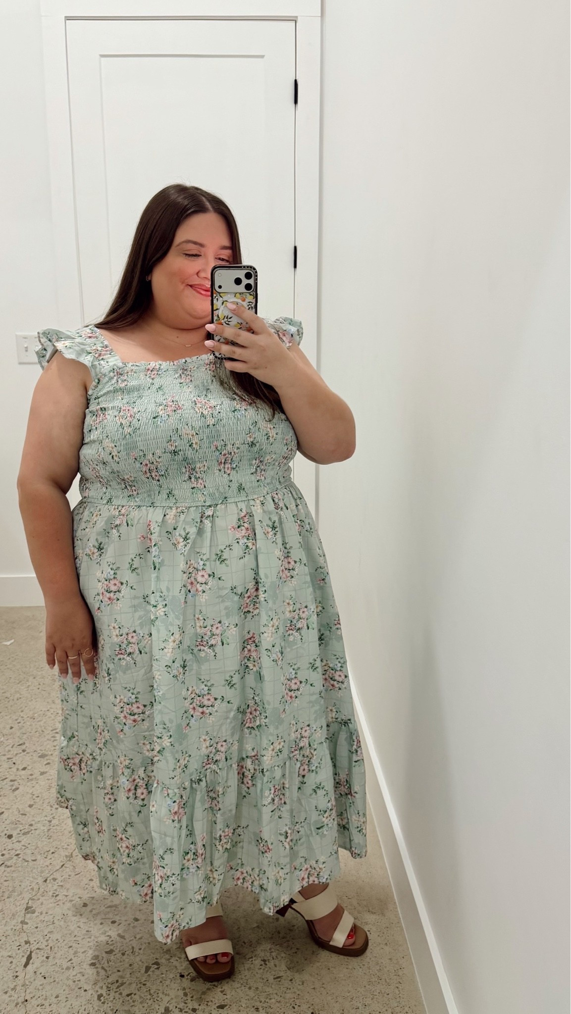 floral dress 🤍 wearing 3x

#LTKootd #LTKPlusSize #LTKWorkwear