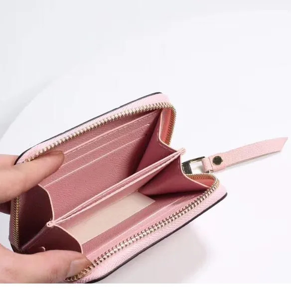 Dicky0750 walletl leather short wallet for women fashion lady money bag zipper pouch classic coin... | DHGate